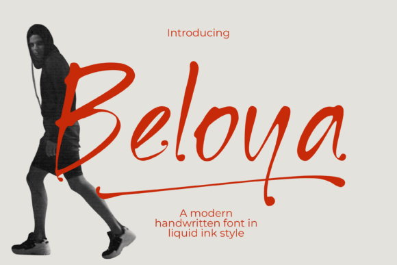 Beloya Font: A Liquid Ink Typeface for Editorial Design