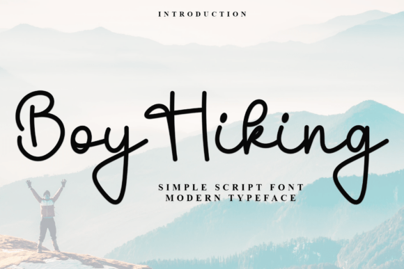 Boy Hiking Font: A Review for Editorial Design