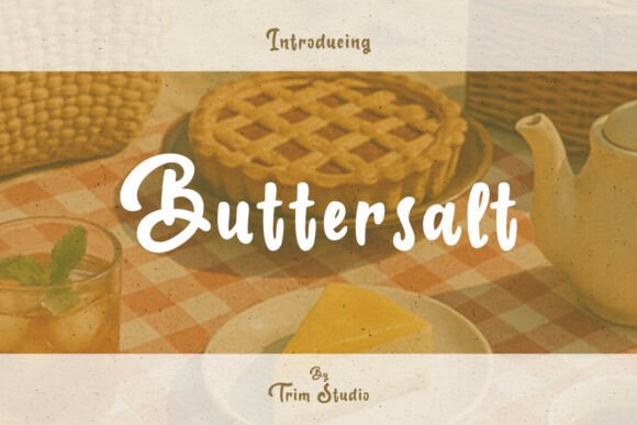 Buttersalt Font: Playful Script for Web Design