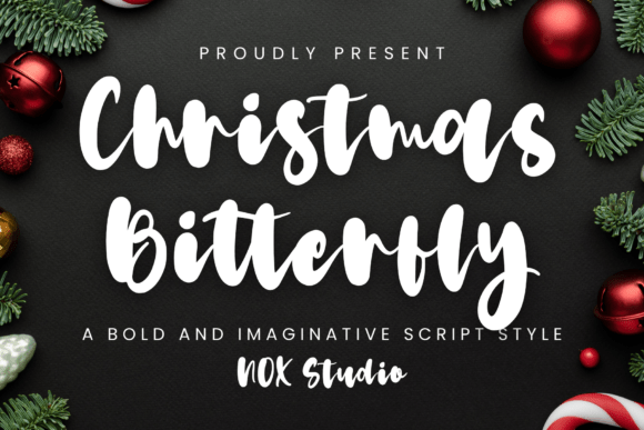 Christmas Bitterfly Font: A Designer’s Branding Test