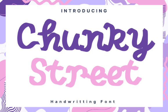 Chunky Street Font: Bold Handwritten Style for Digital Ads