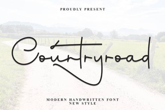 Countryroad Font: Elegant Script for Business Branding