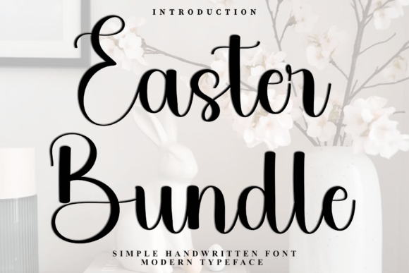 Easter Bundle Font for Editorial Design