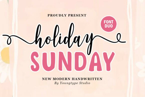 Holiday Sunday Duo Font for Impactful Campaign Design