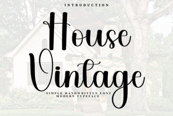 House Management Font: Festive Editorial Typography
