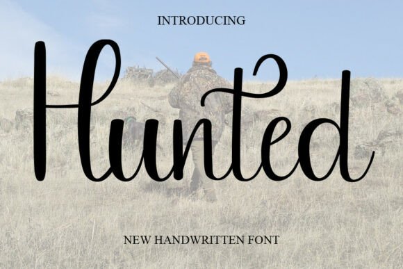 Hunted Font: Handwritten Charm for Digital Campaigns