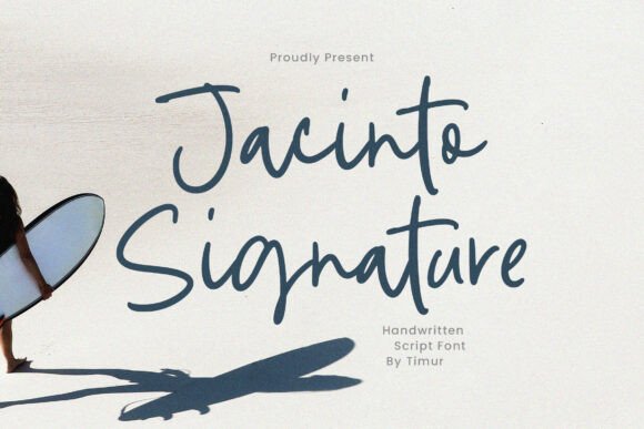 Jacinto Signature Font for Elegant Handmade Products