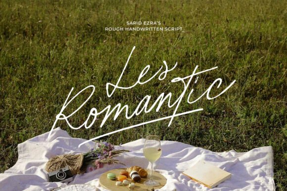 Les Romantic Font: Natural Script for Handmade Products