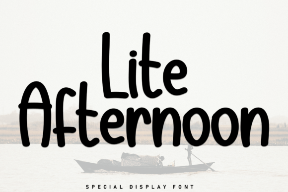 Lite Afternoon Font for Handmade Labels and Crafts