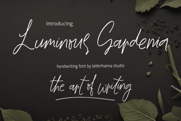 Luminous Gardenia Font: Elegant Script for Branding