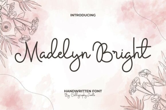 Madelynbright Font: Elegant Script for Small Business Branding