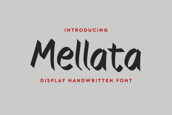 Mellata Font: A Modern Script for Editorial Design