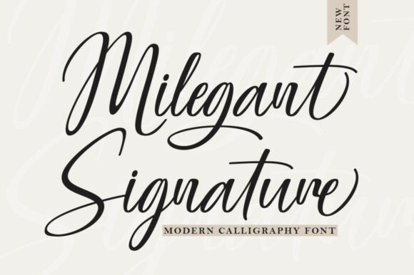 Milegant Signature Font: Elevate Your Small Business Brand