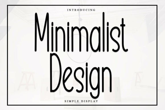 Minimalist Design Font: Festive Charm for Makers