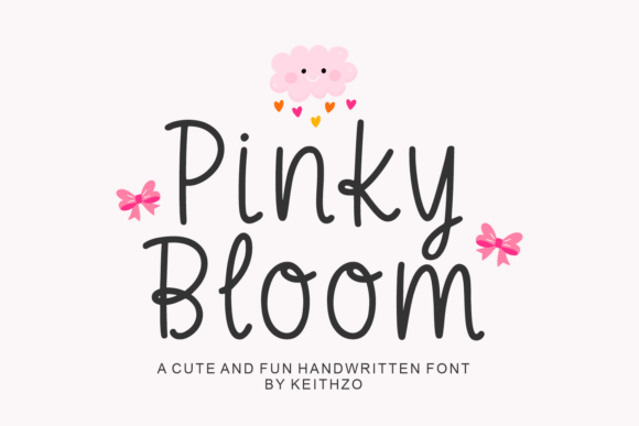 Pinky Bloom Font: Joyful Script for Handmade Products