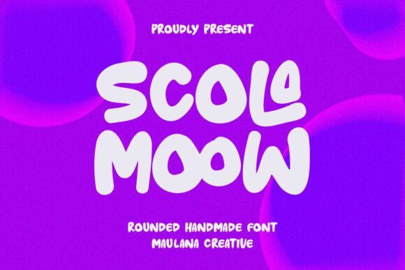 Scola Moow Font: Bold Handwritten Charm for Crafters