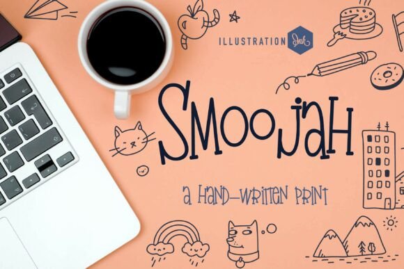 Smoojah Font: Playful Handwritten Style for Business Branding