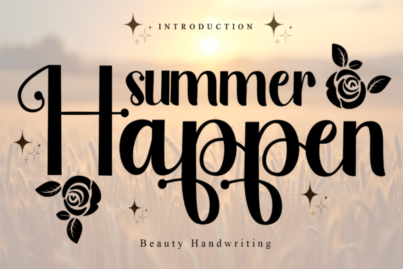 Summer Happen Font: Elevating Editorial Design