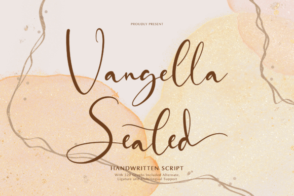Vangella Sealed: A Handwritten Font for Editorial Design